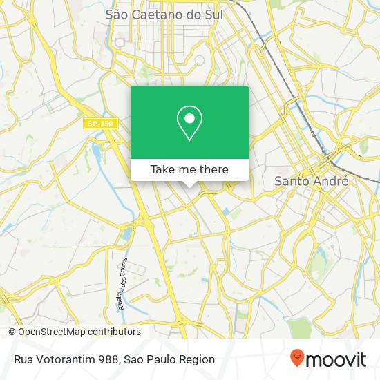 Rua Votorantim 988 map