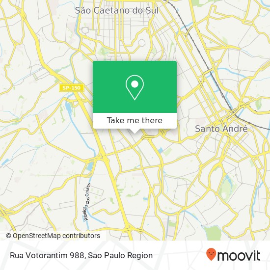 Mapa Rua Votorantim 988