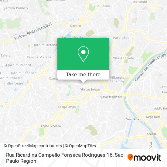 Rua Ricardina Campello Fonseca Rodrigues 16 map