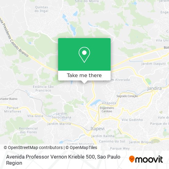 Avenida Professor Vernon Krieble 500 map