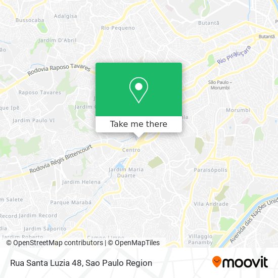 Rua Santa Luzia 48 map