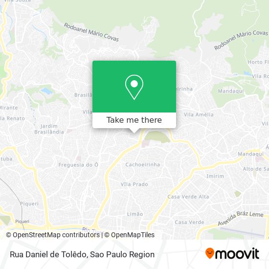 Rua Daniel de Tolêdo map