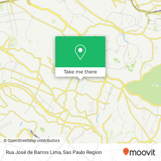 Mapa Rua José de Barros Lima