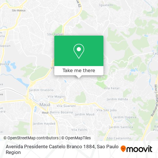 Avenida Presidente Castelo Branco 1884 map