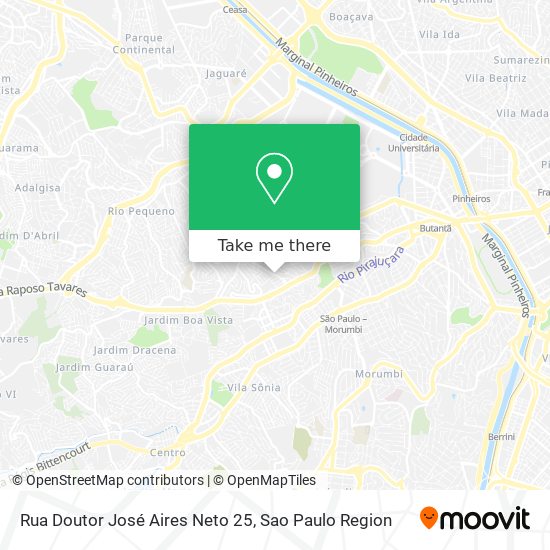 Rua Doutor José Aires Neto 25 map