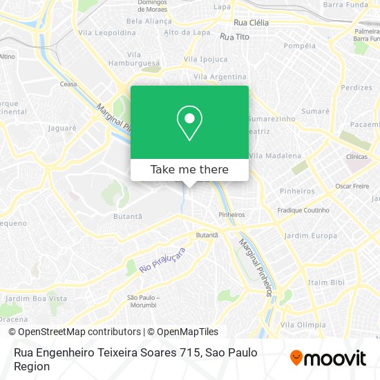 Mapa Rua Engenheiro Teixeira Soares 715