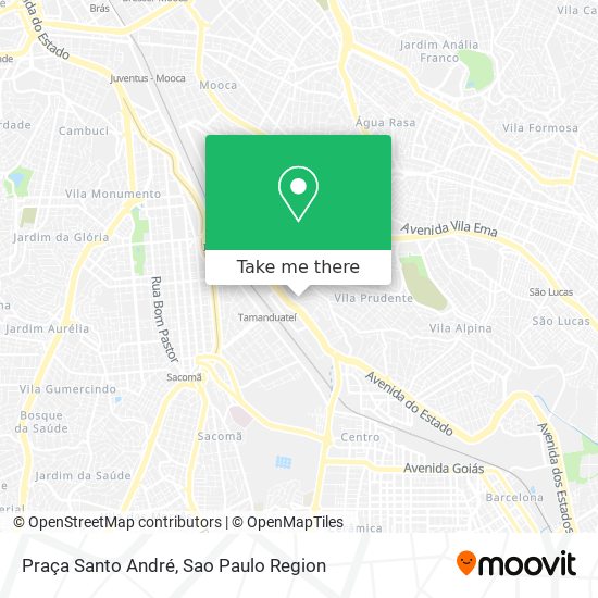 Praça Santo André map