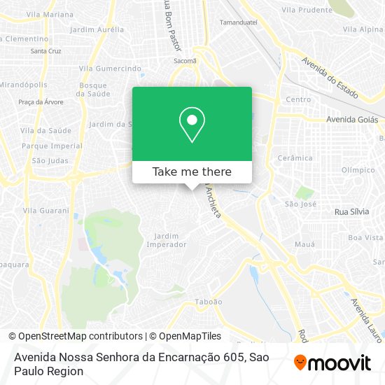 Avenida Nossa Senhora da Encarnação 605 map