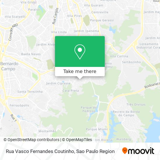 Rua Vasco Fernandes Coutinho map