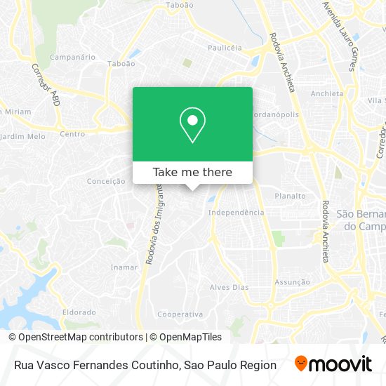 Rua Vasco Fernandes Coutinho map