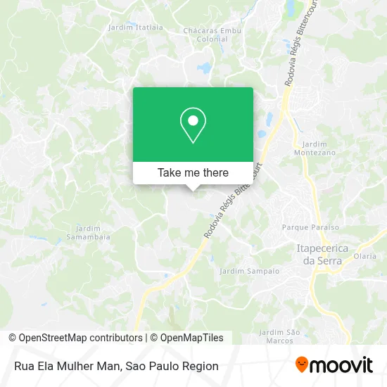 Rua Ela Mulher Man map