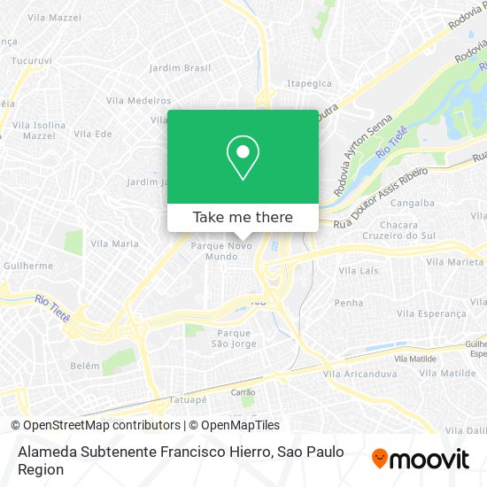 Alameda Subtenente Francisco Hierro map