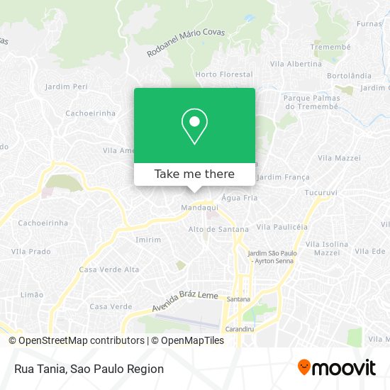 Rua Tania map