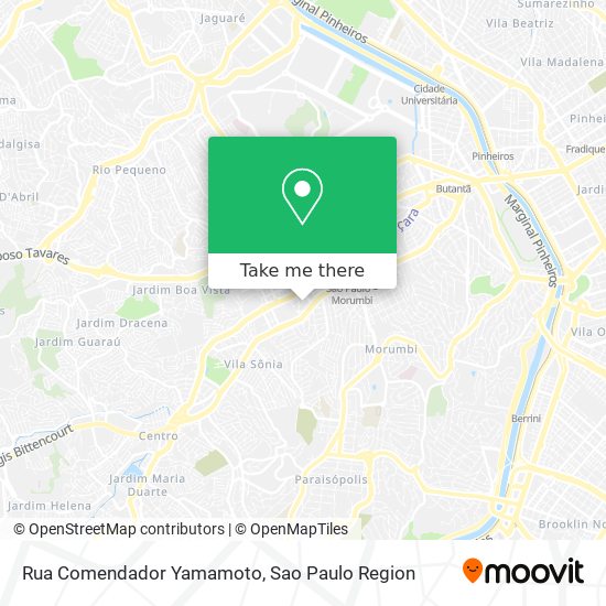 Rua Comendador Yamamoto map