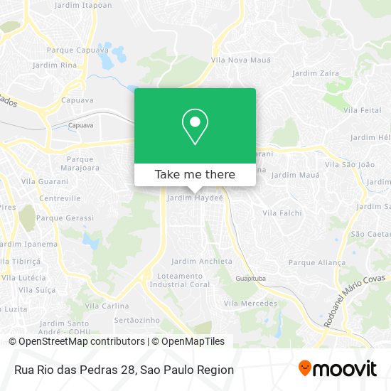 Rua Rio das Pedras 28 map