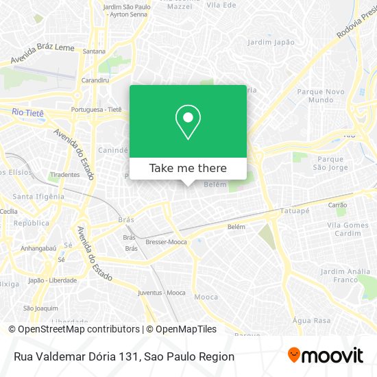 Mapa Rua Valdemar Dória 131