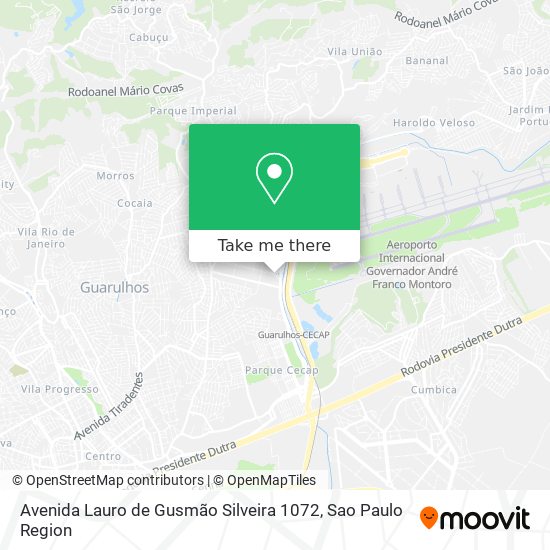 Avenida Lauro de Gusmão Silveira 1072 map