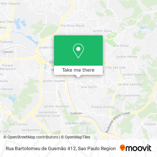 Rua Bartolomeu de Gusmão 412 map