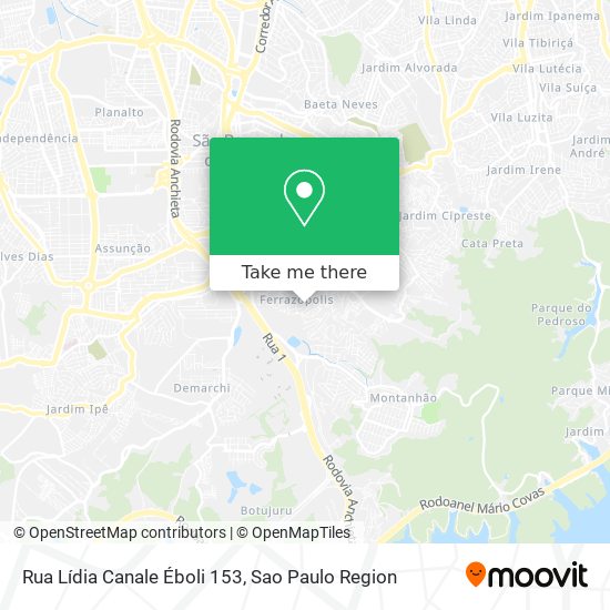 Rua Lídia Canale Éboli 153 map