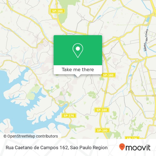 Mapa Rua Caetano de Campos 162