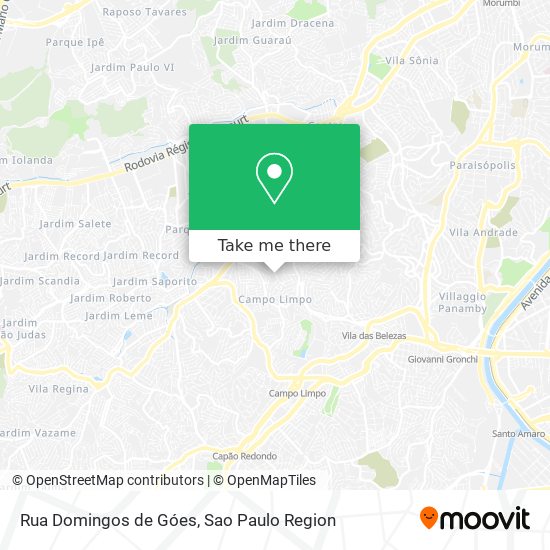 Rua Domingos de Góes map