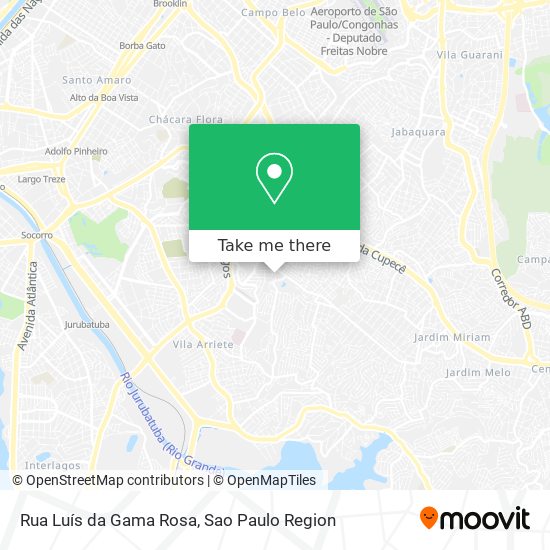 Mapa Rua Luís da Gama Rosa