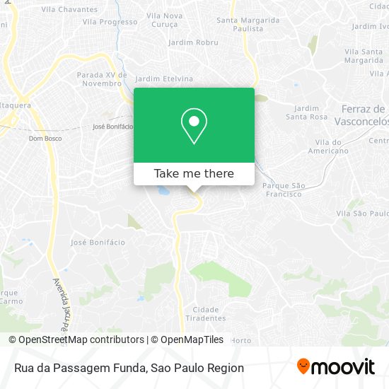 Rua da Passagem Funda map