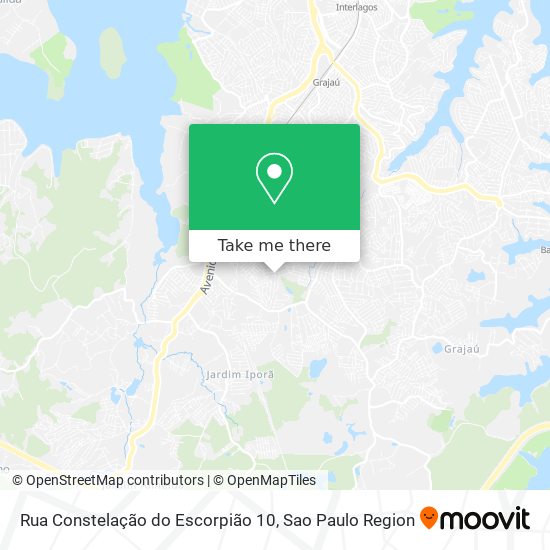 Mapa Rua Constelação do Escorpião 10