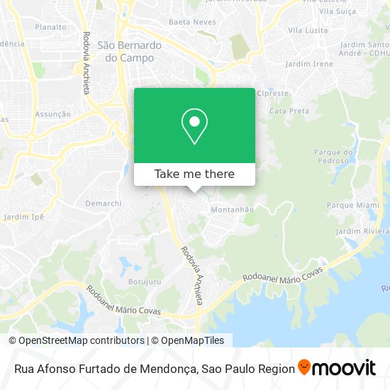Rua Afonso Furtado de Mendonça map