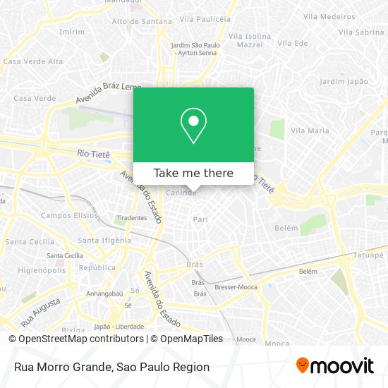 Rua Morro Grande map