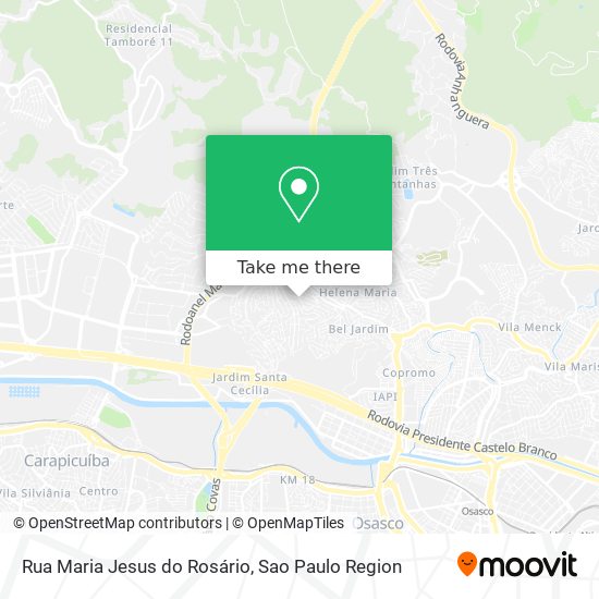 Rua Maria Jesus do Rosário map