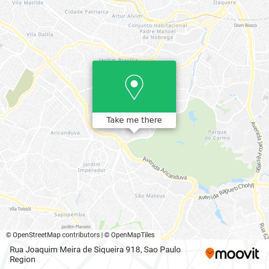 Rua Joaquim Meira de Siqueira 918 map