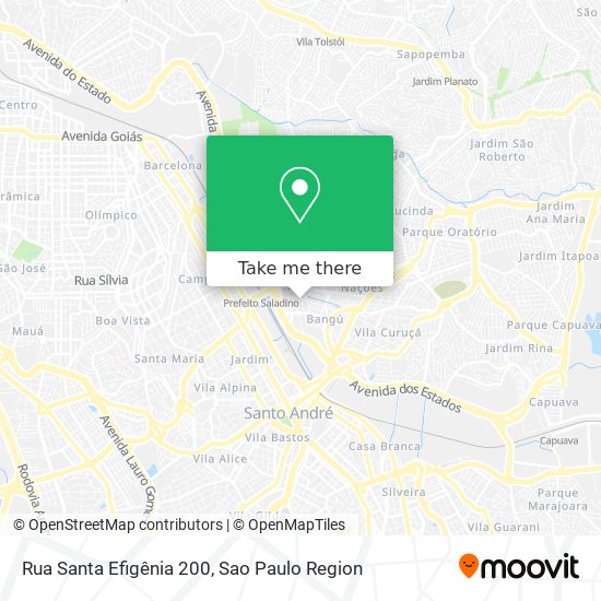 Rua Santa Efigênia 200 map