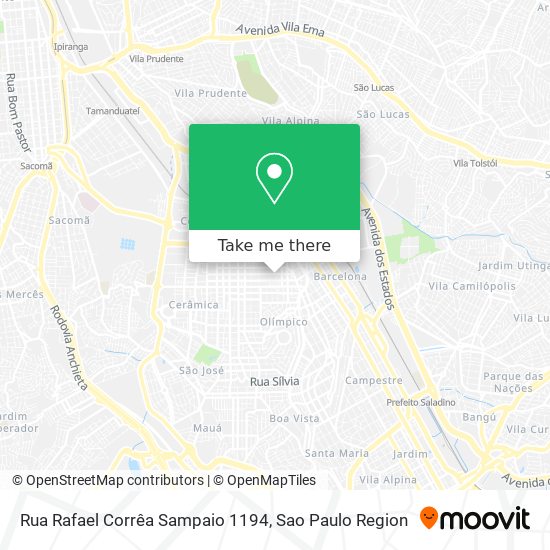 Rua Rafael Corrêa Sampaio 1194 map