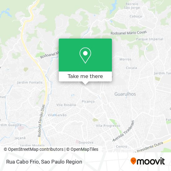 Rua Cabo Frio map