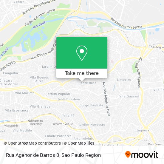 Rua Agenor de Barros 3 map