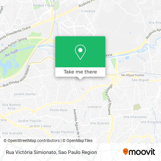 Rua Victória Simionato map
