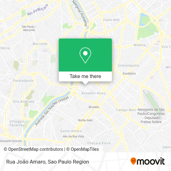 Rua João Amaro map