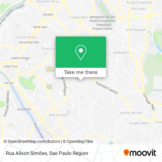 Rua Aílson Simões map