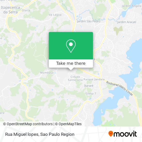 Mapa Rua Miguel lopes