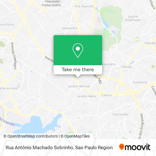 Rua Antônio Machado Sobrinho map