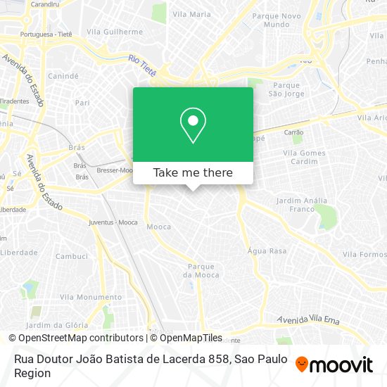 Rua Doutor João Batista de Lacerda 858 map
