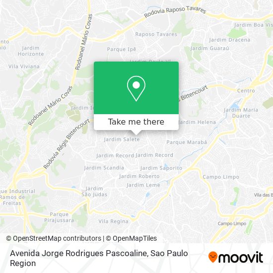 Avenida Jorge Rodrigues Pascoaline map