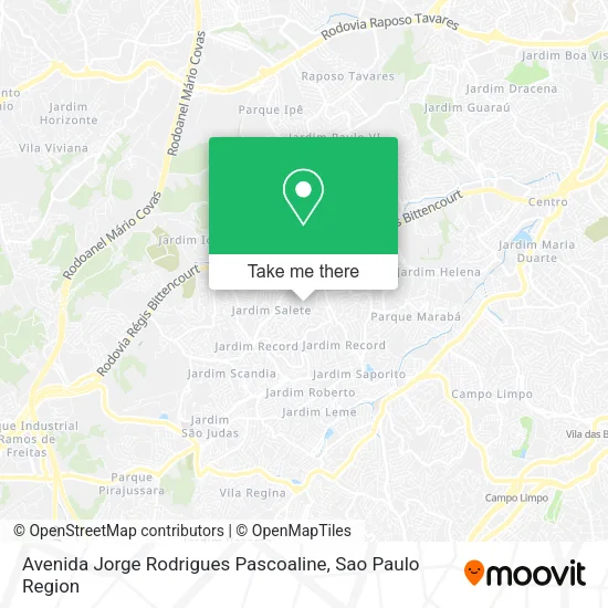 Avenida Jorge Rodrigues Pascoaline map