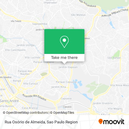 Rua Osório de Almeida map