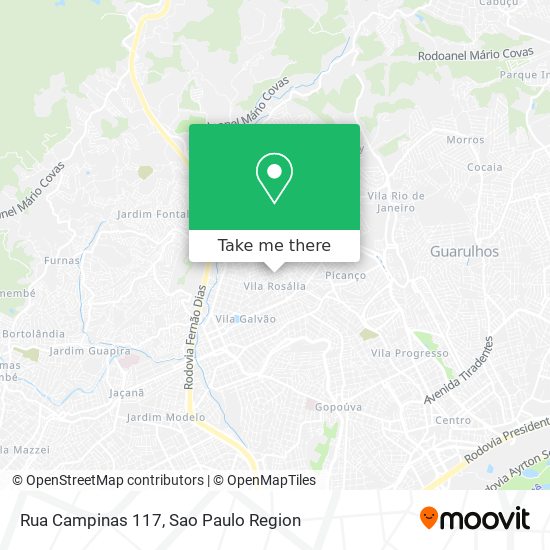 Rua Campinas 117 map