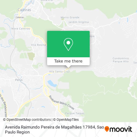 Avenida Raimundo Pereira de Magalhães 17984 map