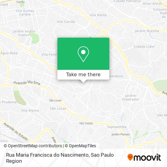 Rua Maria Francisca do Nascimento map