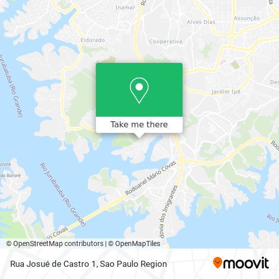 Rua Josué de Castro 1 map