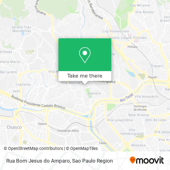 Rua Bom Jesus do Amparo map